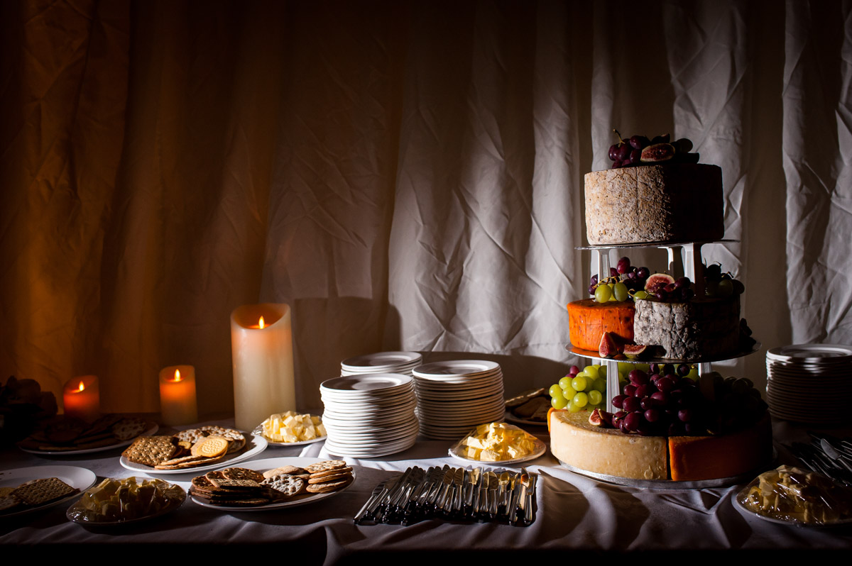 Wedding reception food