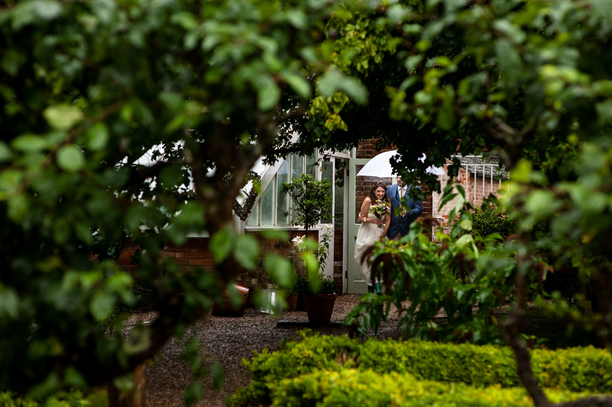 view of the glass house at the secret garden in kent