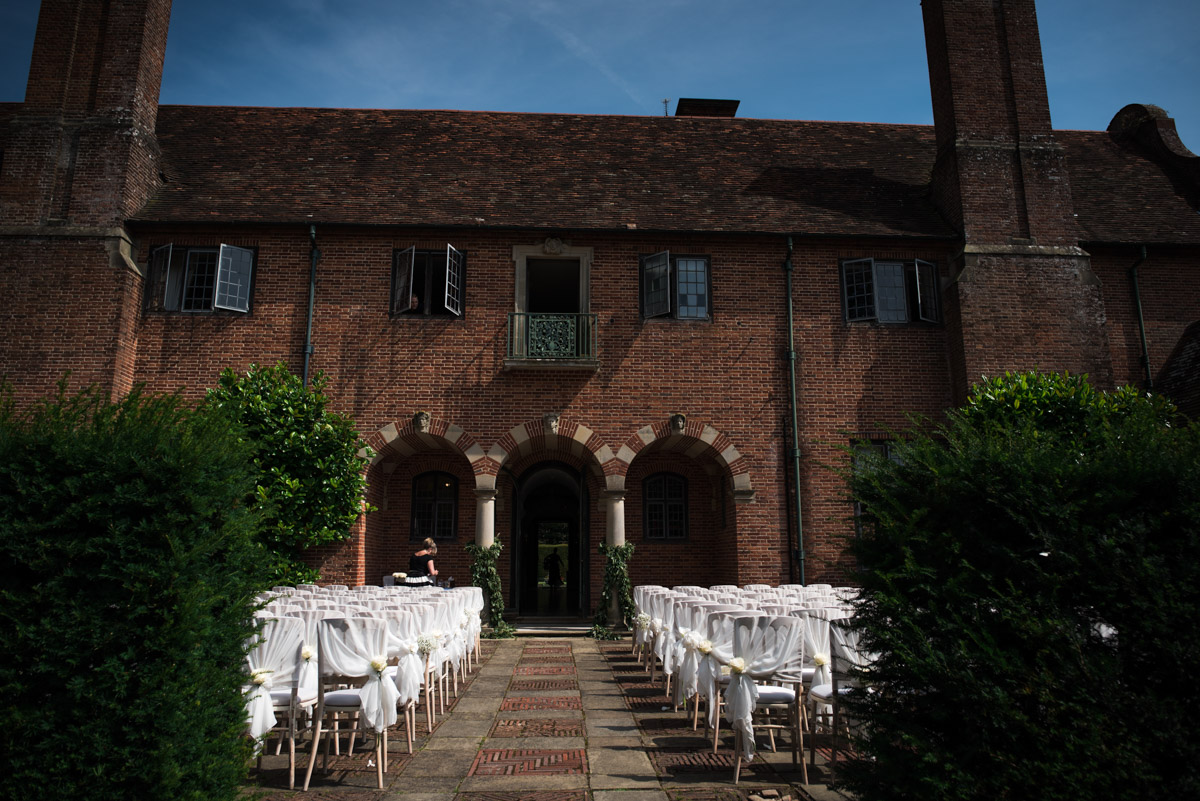 Port Lympne outdoor ceremony venue, Kent wedding photography