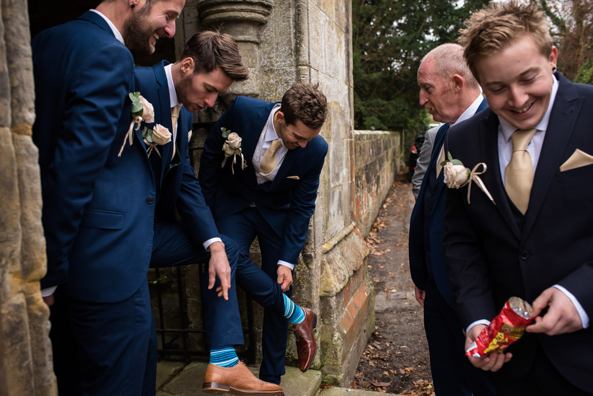 Photograph of Stuart on his wedding day in Kent