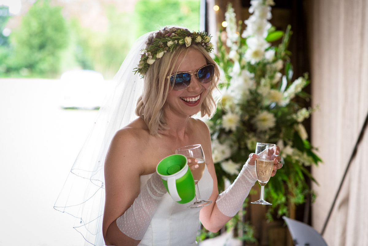 Photograph of Anne on her wedding day