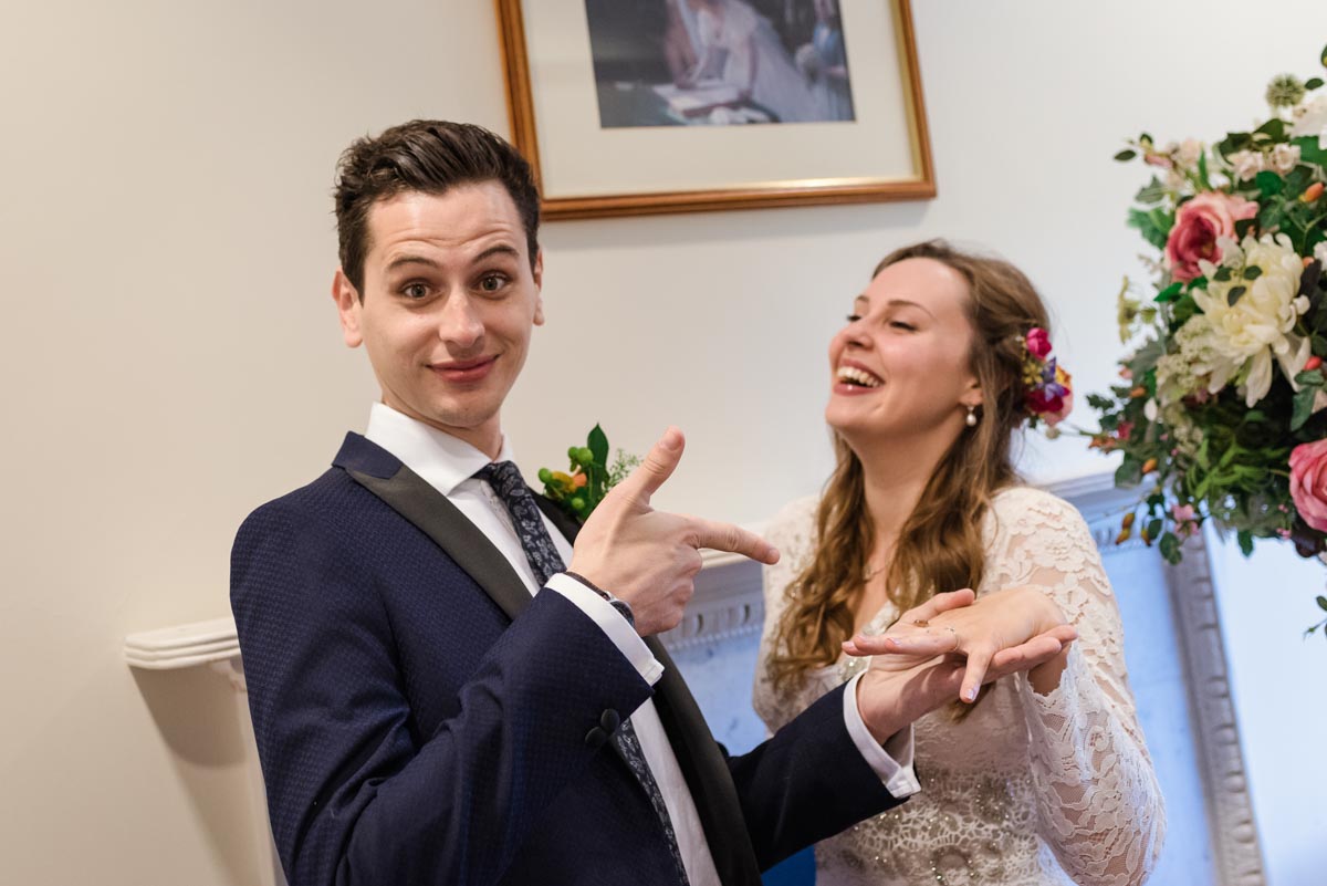 Photograph of James and Alex at Danson House in Kent