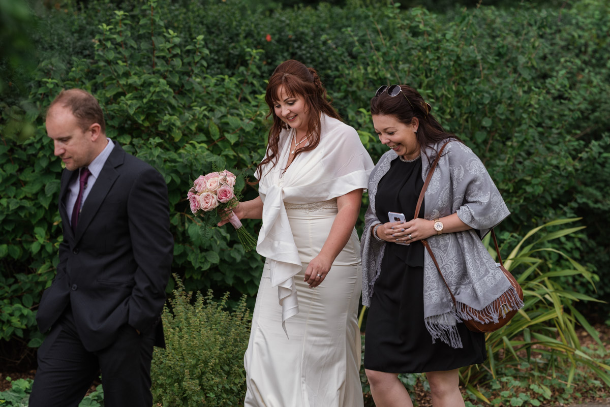 Photograph of Lucie on her wedding day