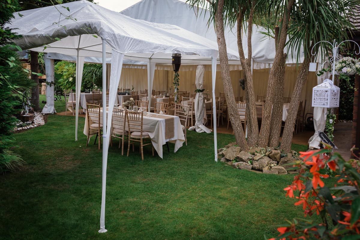 Wedding photography in Broadstairs, garden reception