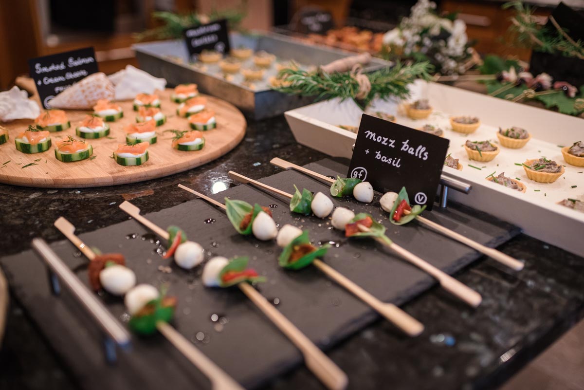 Photograph of wedding food