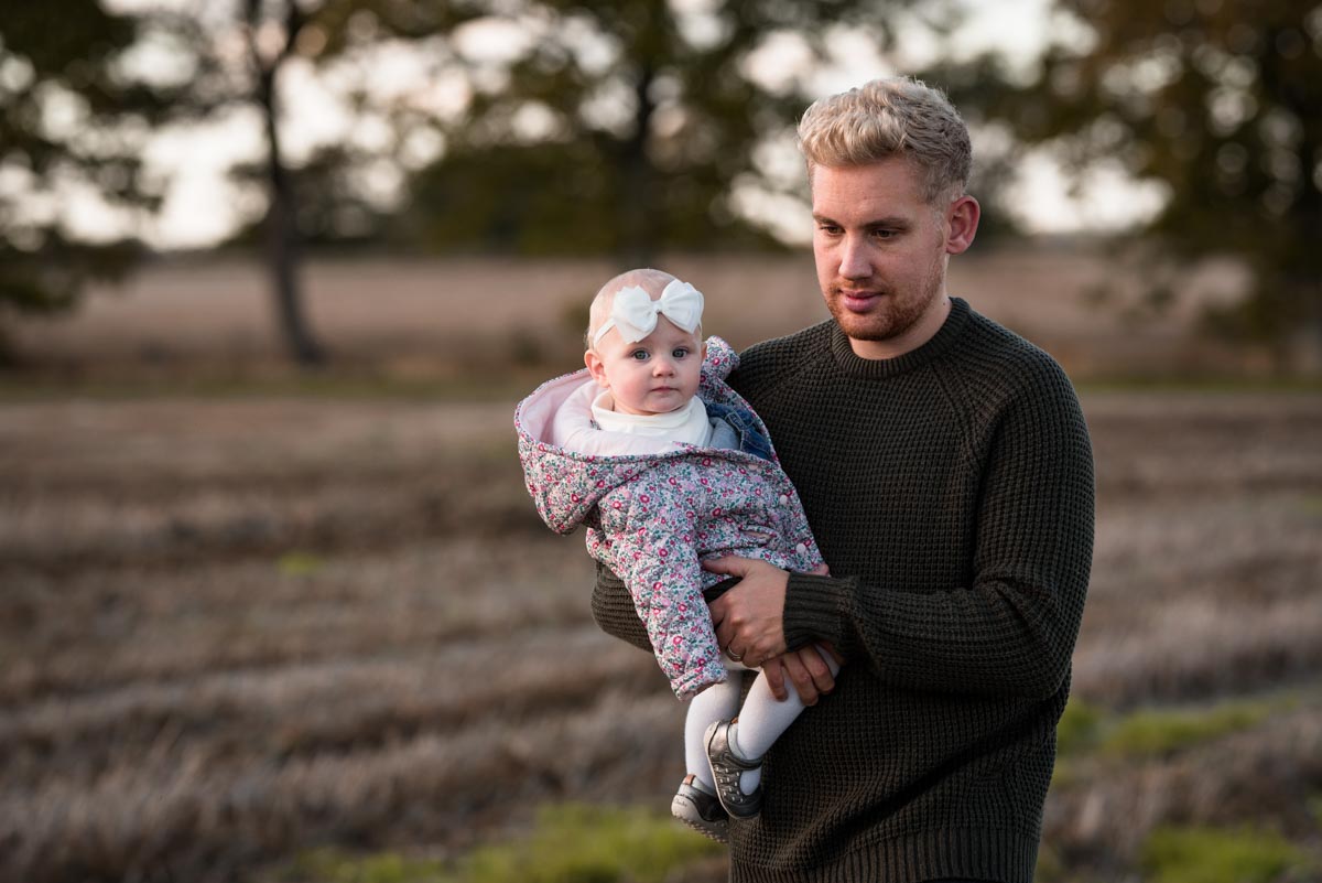 Photograph of Billy and his daughter Bella