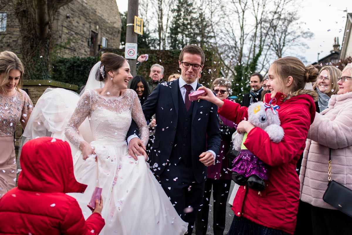 Katherine & Tom wedding day confetti
