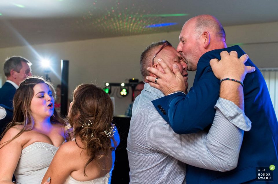 Martin and his friend at The Garden yalding wedding