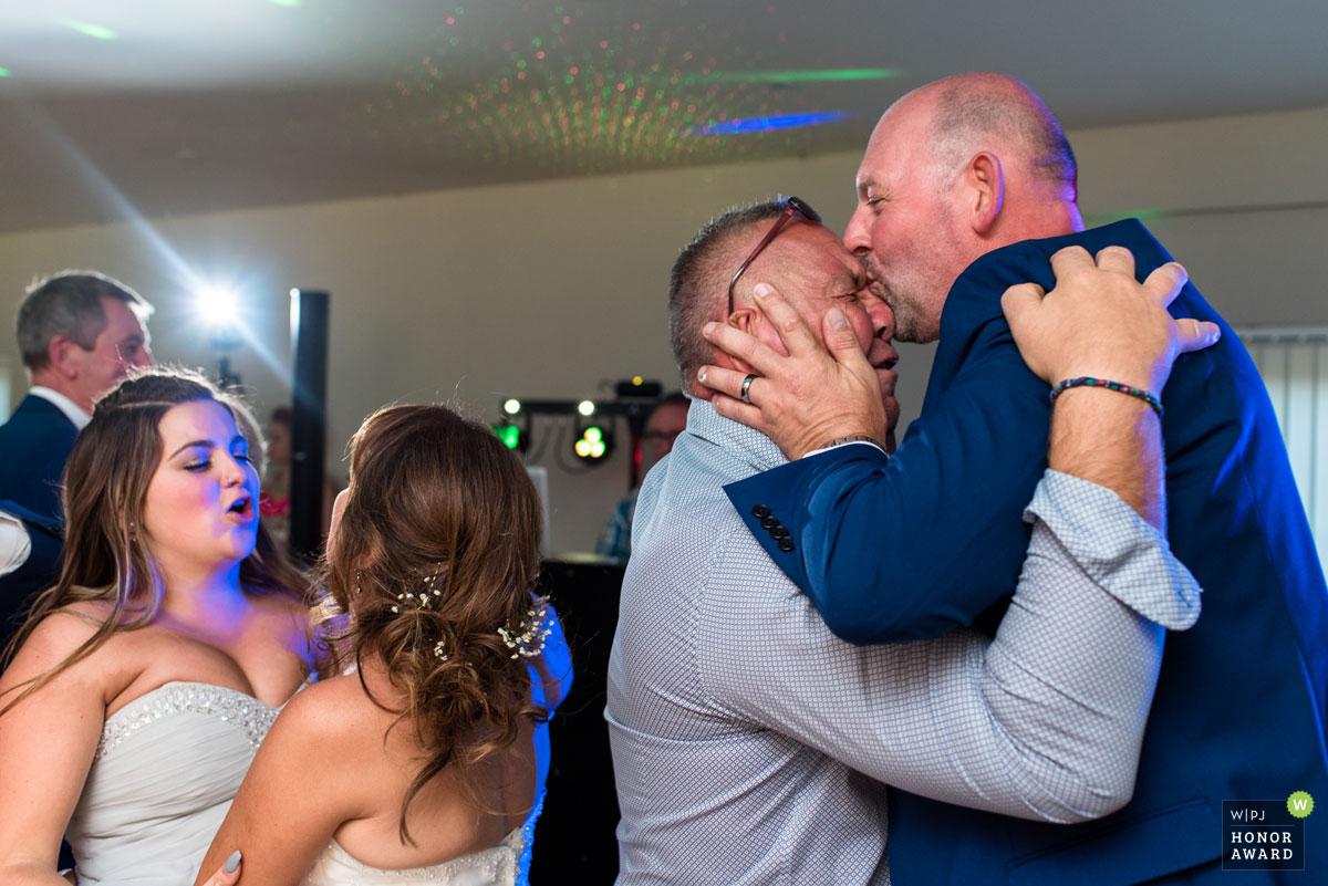 Martin and his friend at The Garden yalding wedding