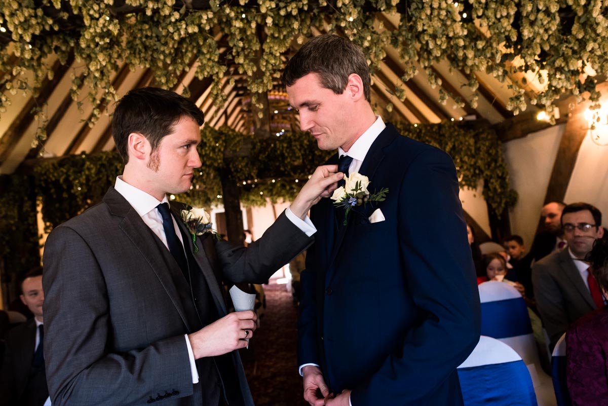 Liam and his brother photographed together in the Shepherd Neame visitor centre in faversham kent