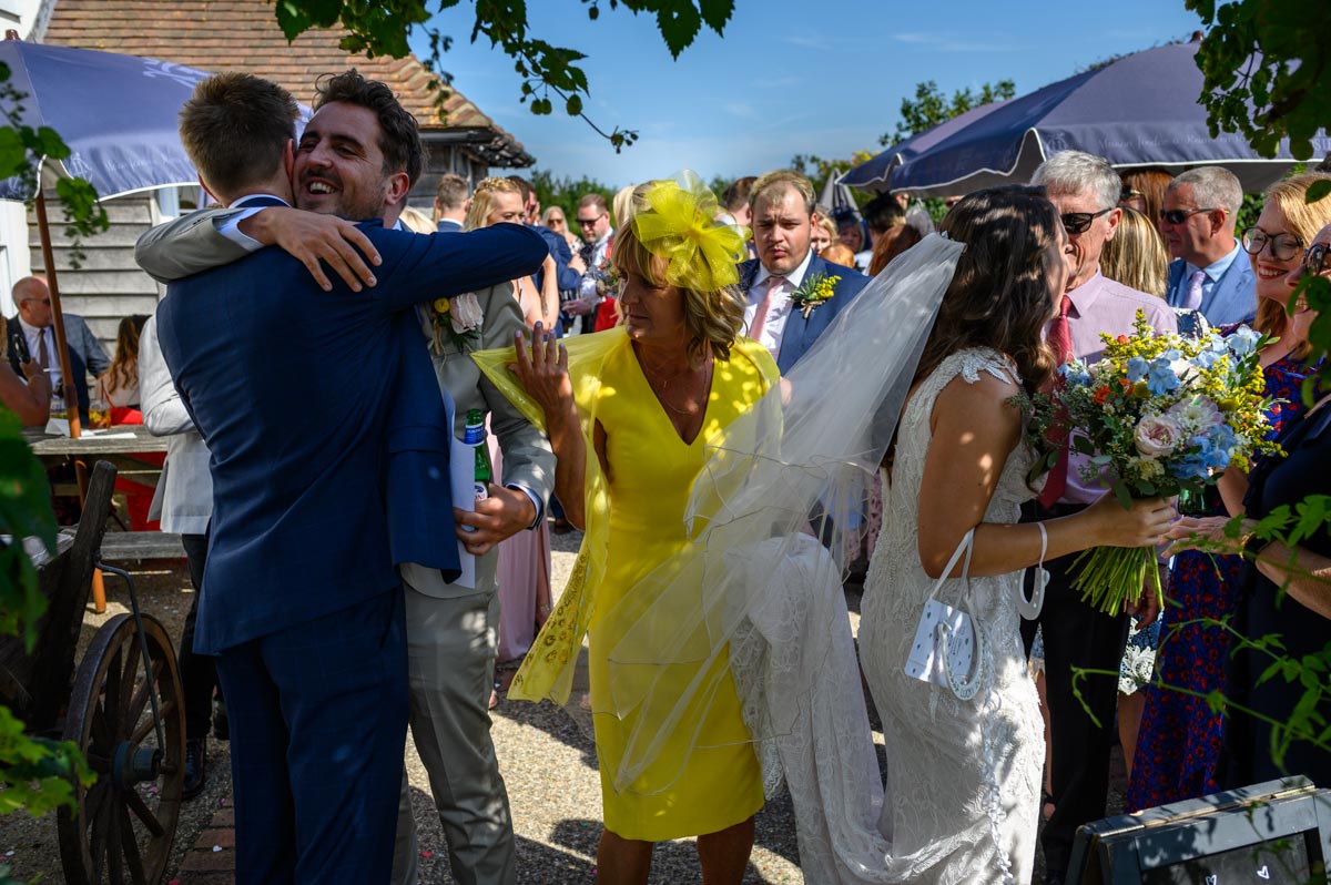 Summer wedding at Ferry House Inn