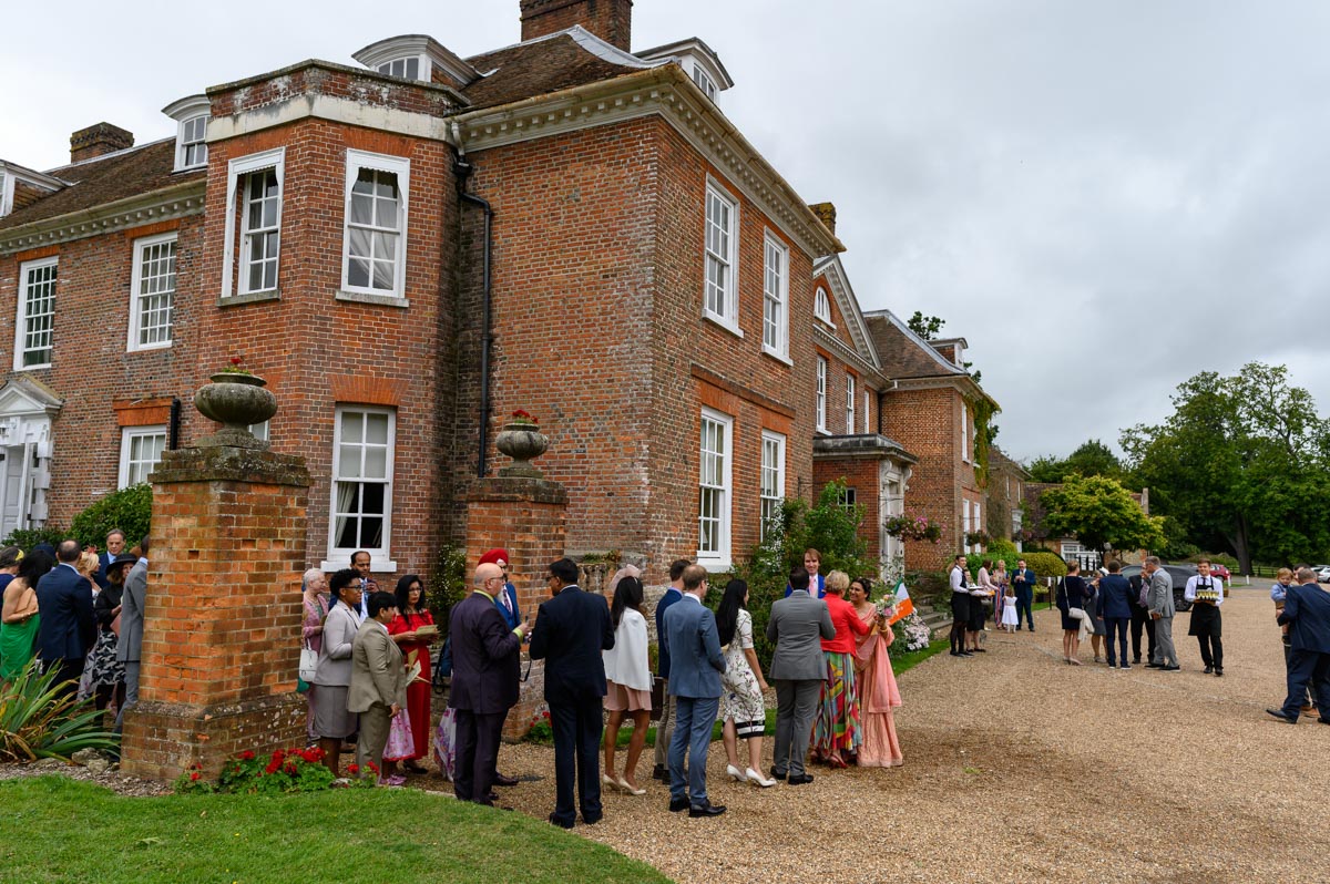 Photograph of Chilston Park Hotel during Vinita and Dougs wedding