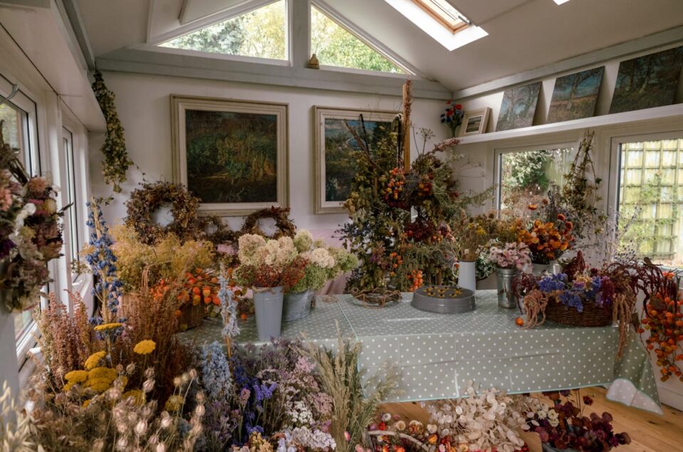 day in the Life Photography for business with Woodchurch cottage flowers