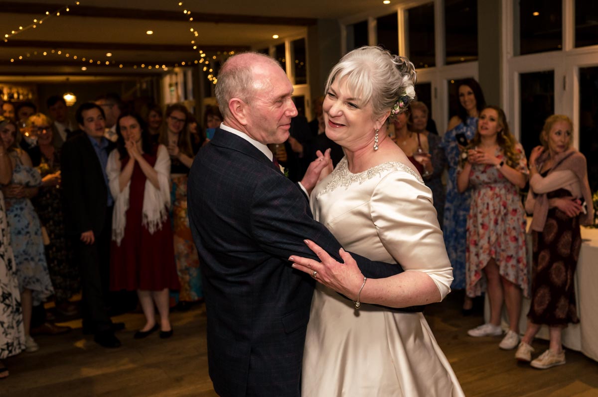 wedding photography first dance at the secret garden in kent