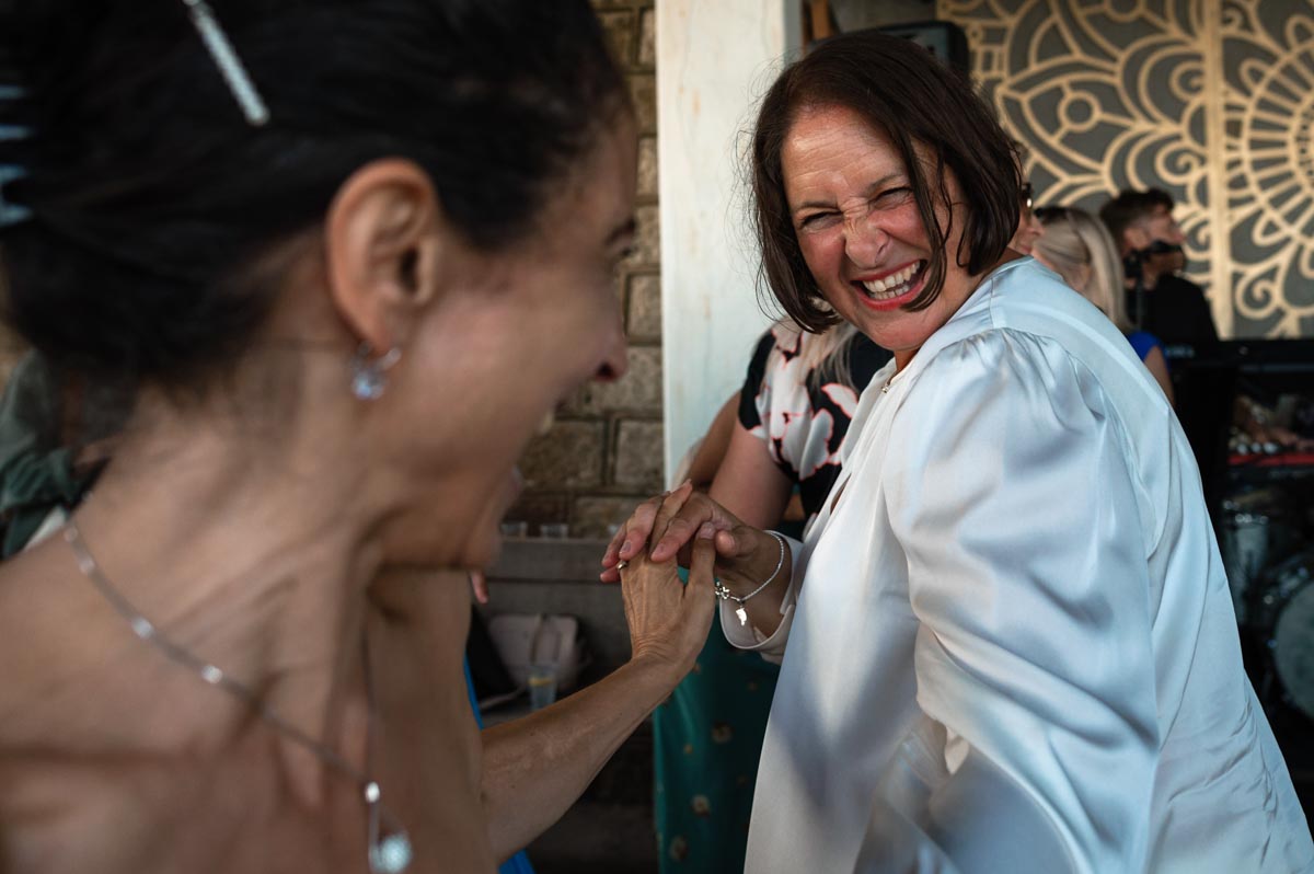 Wedding dancing at Donna and Sharons wedding in Brighton