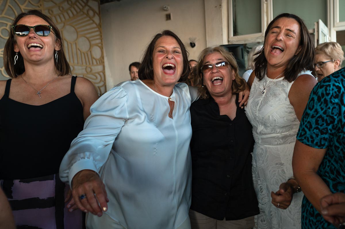 same sex wedding reception in Saltdean, east Sussex