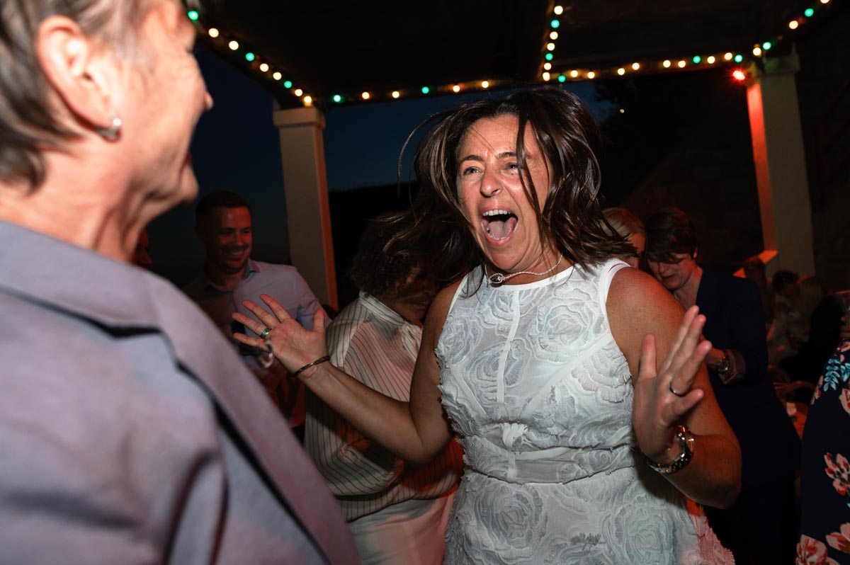Dancing at same sex wedding in Brighton