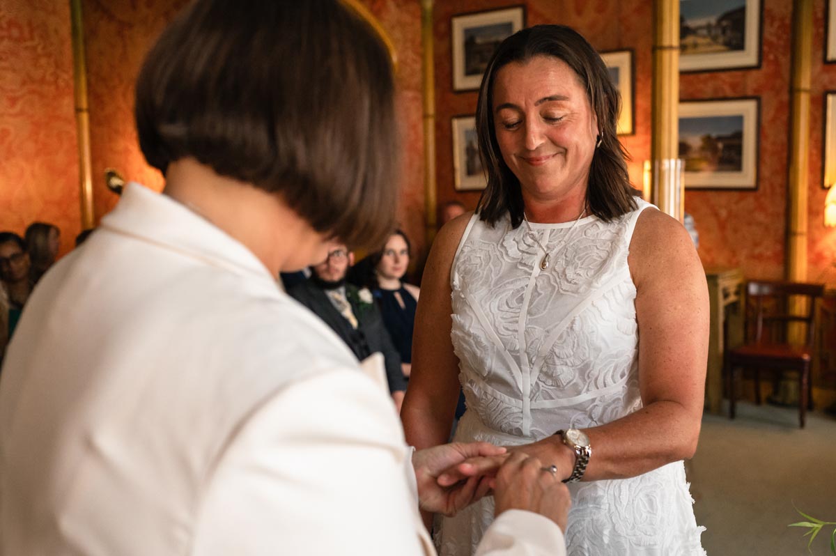 Same sex wedding at Brighton Royal Pavillion