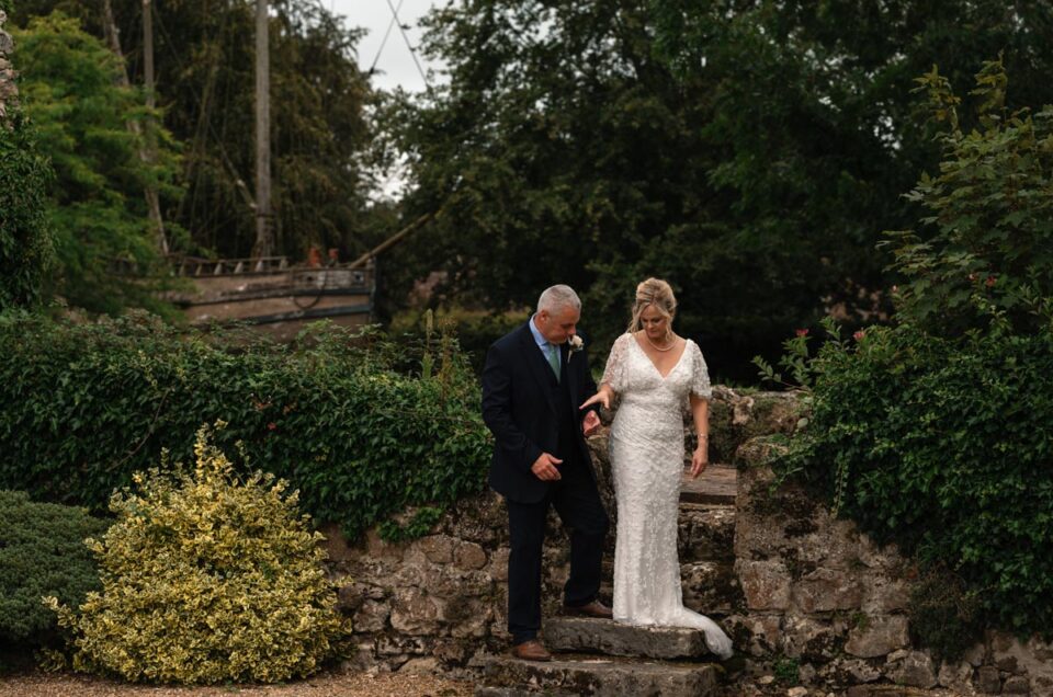 westenhanger castle wedding photography - lara and phil during their portrait session