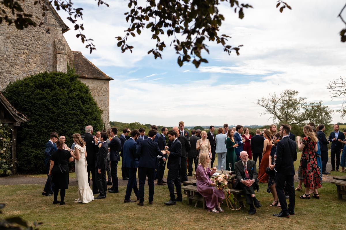 Natural wedding photography at Bilsington Priory