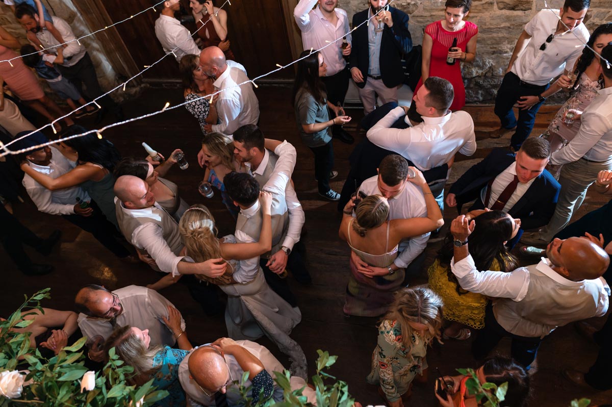 swallows oast wedding photography. Photo of the dance floor
