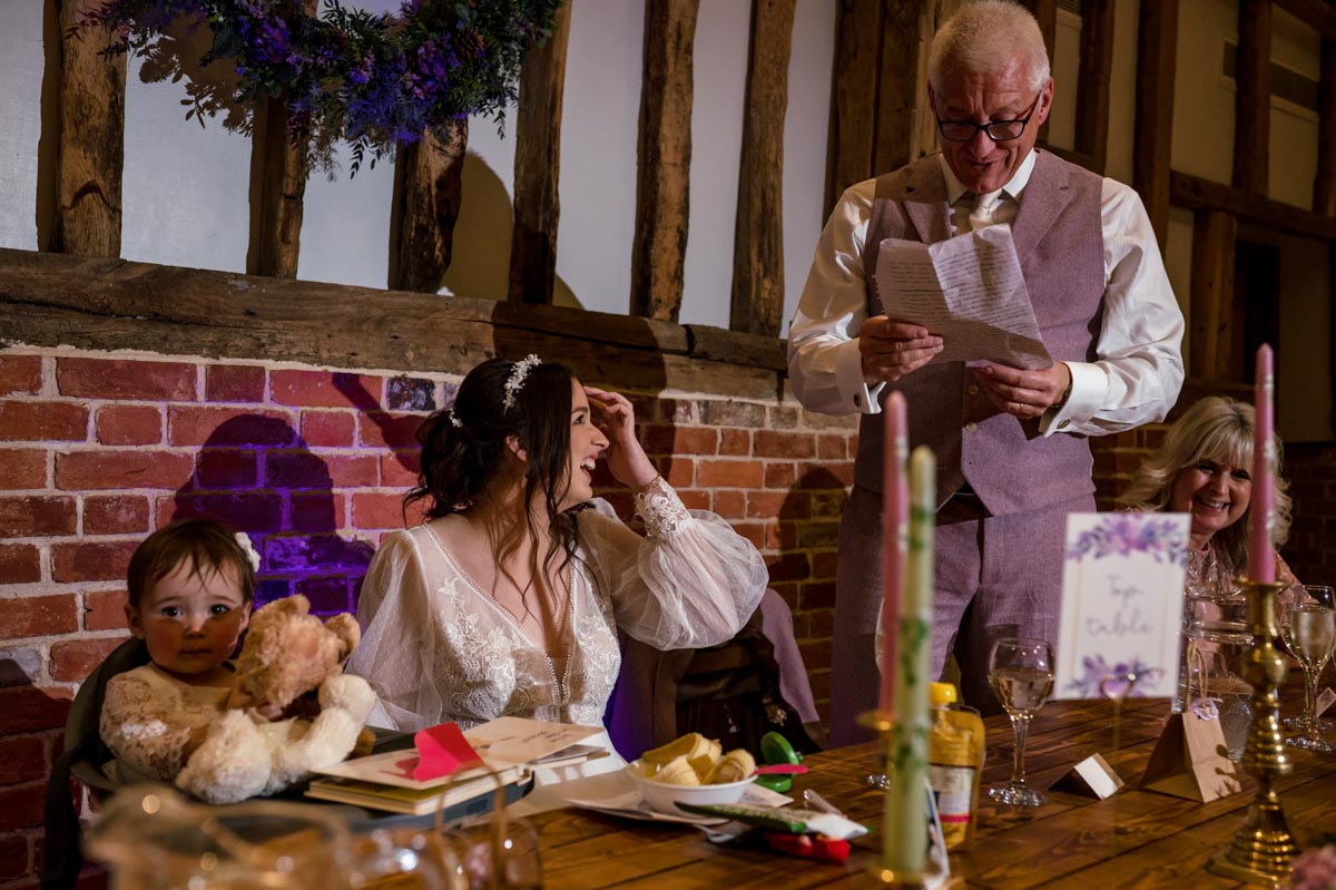 How I approach photographing your wedding speeches