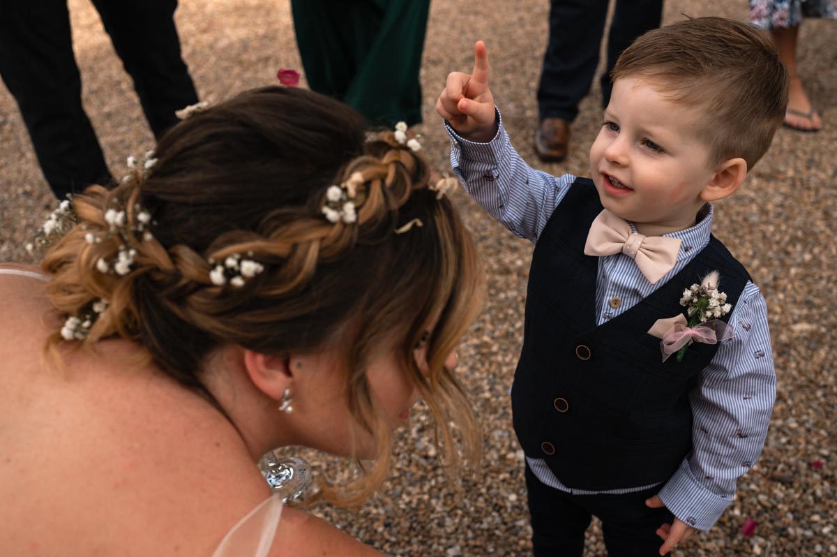 paige and reece at westenhanger castle wedding