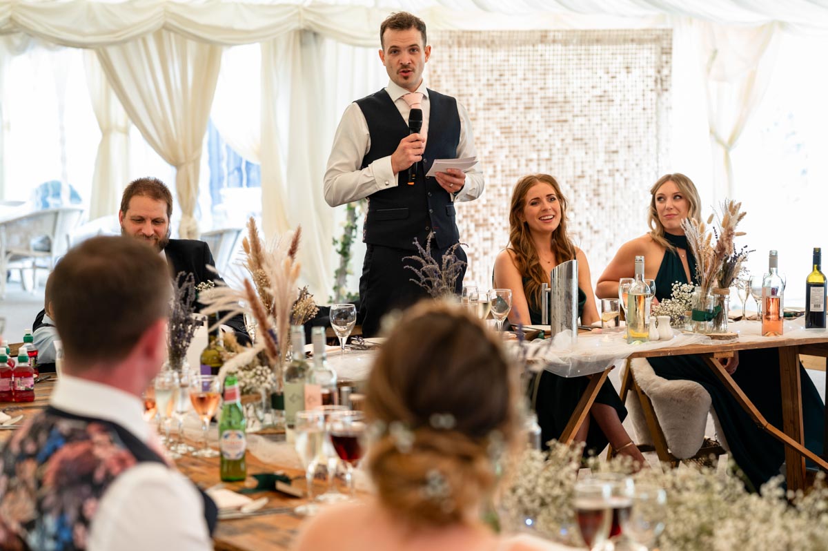 westenhanger castle wedding photography. best man speech