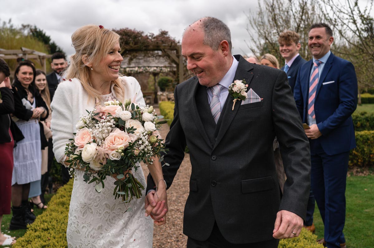 Wedding photography at the secret garden in Kent