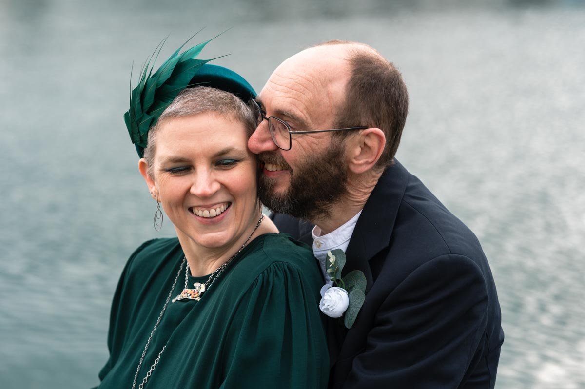 A taste of my 2024 weddings. sarah & Colin after their small wedding in Ramsgate registry office.